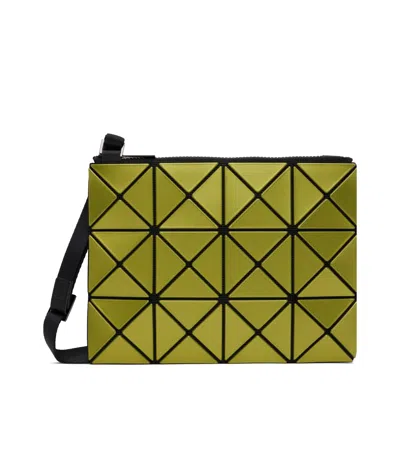 Bao Bao Issey Miyake Lucent With Color Crossbody In Khaki/light Khaki
