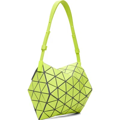 Bao Bao Issey Miyake Yellow Torso Shoulder Bag In Green