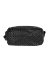 Bao Bao Issey Miyake Shoulder Bag With Geometric Pattern And Wrist Strap In Black
