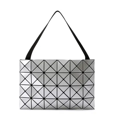 Bao Bao Issey Miyake Zipper Shoulder Bag In Gray