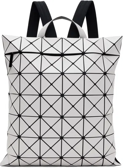 Bao Bao Issey Miyake Zippered Backpack In White