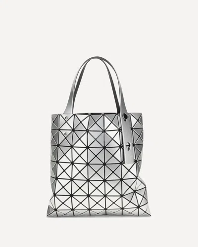 Bao Bao Matte Prism Tote Bag In Silver