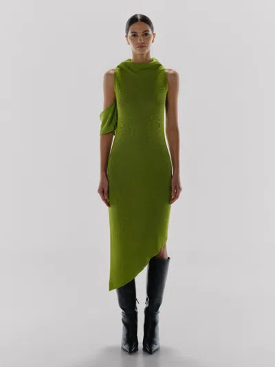 Baobab Alba Midi Dress In Green