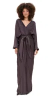 Baobab Alexa Maxi Dress Espresso In Brown