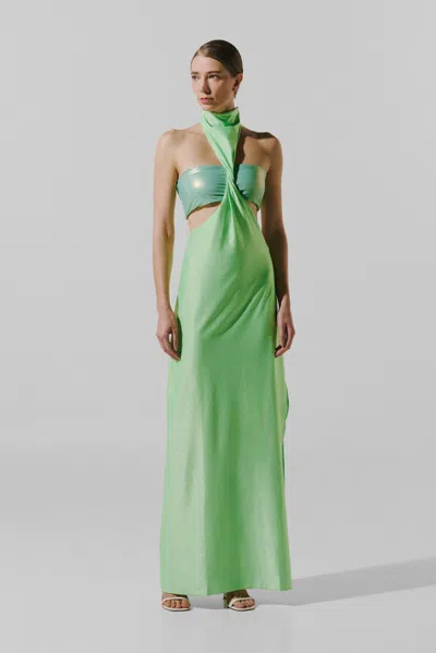 Baobab Aluna Maxi Dress In Green