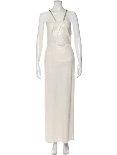 Pre-owned Baobab Asymmetrical Long Dress In Gold