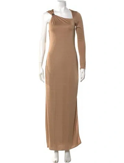 Pre-owned Baobab Asymmetrical Long Dress W/ Tags In Neutral