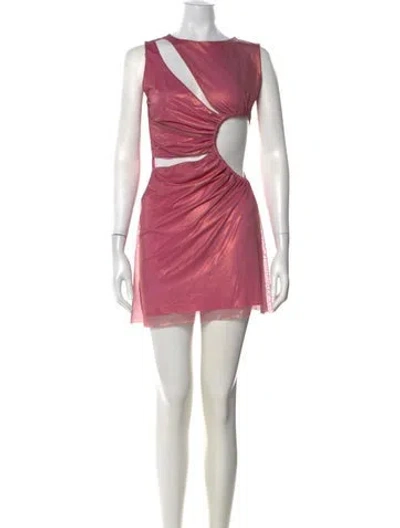 Pre-owned Baobab Asymmetrical Mini Dress In Pink