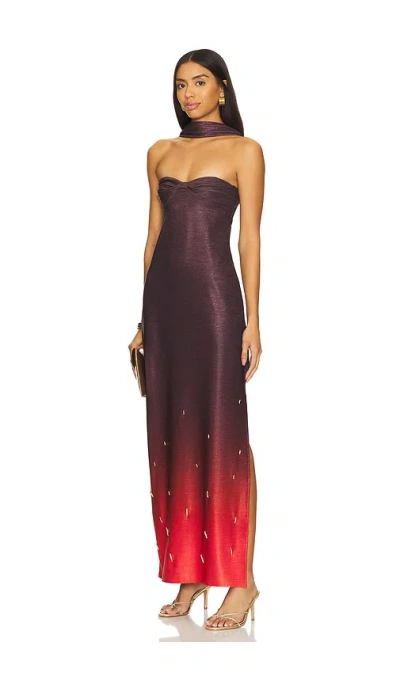 Baobab Athena Dress In Wine
