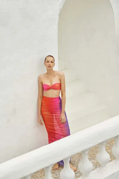 Baobab Bahia Maxi Pareo In Red