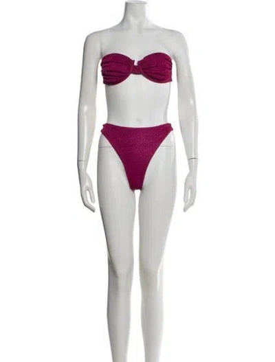 Pre-owned Baobab Bikini W/ Tags In Purple