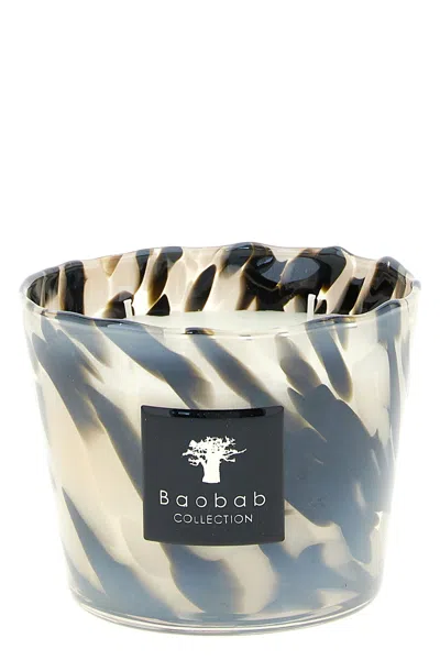 Baobab 'black Pearls Max 10' Candle In White/black