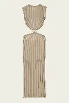 Baobab Blade Dress In Marble Ivory In Neutral