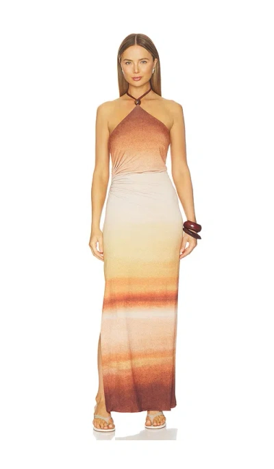 Baobab Blake Maxi Dress In Multi