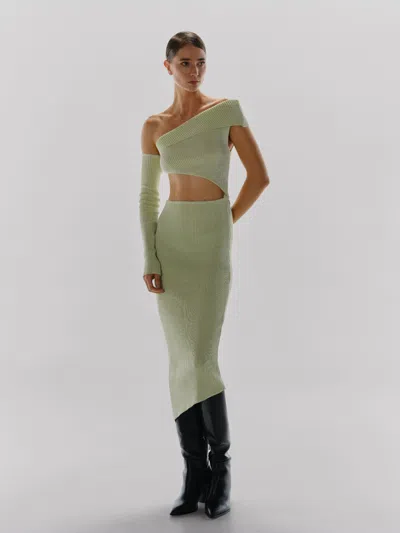 Baobab Botanico Midi Dress In Green