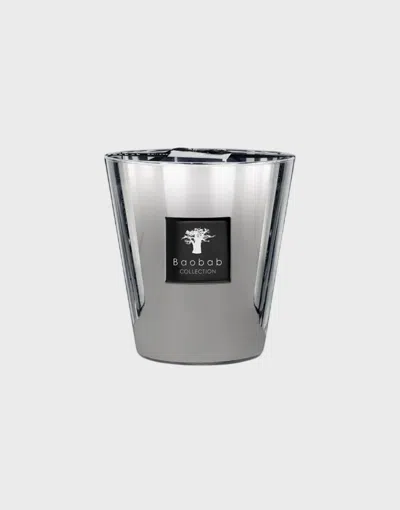 Baobab Candle Max 16 Platinum In Silver