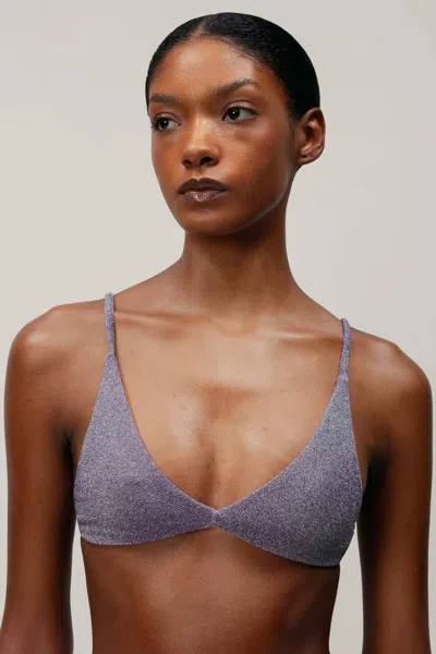 Baobab Carla Bikini Top In Gray