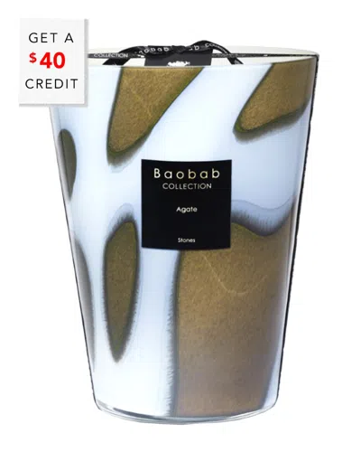 BAOBAB COLLECTION BAOBAB COLLECTION AGATE STONES CANDLE WITH $40 CREDIT