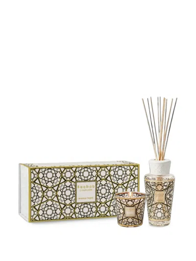 Baobab Collection Arabian Nights Candle And Diffuser (set Of Two) In Brown