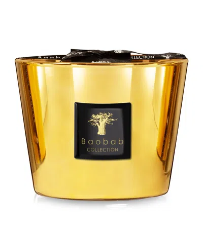 Baobab Collection Aurum 4-wick Candle In Gold