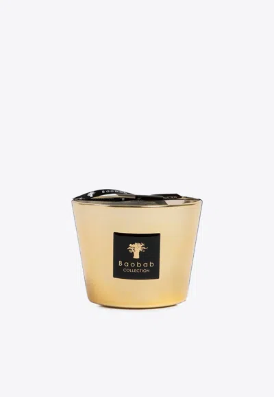 Baobab Collection Aurum Candle Max10 From Les Exclusives Collection In Gold