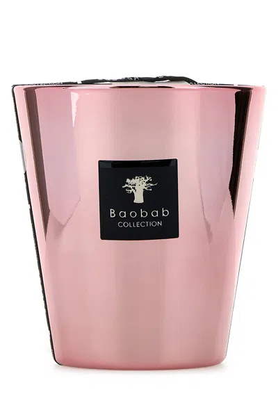 Baobab Collection Les Exclusives Roseum Scented Candle In Gold