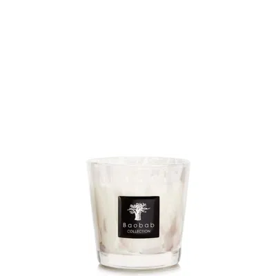 Baobab Collection Candle Pearls White Max 08