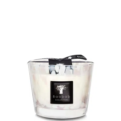 Baobab Collection Candle Pearls White Max 10