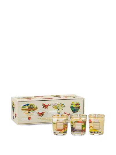 Baobab Collection Cap Vers Le Sud Candles (set Of Four) In Yellow