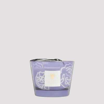 Baobab Collection Collectible Roses Dark Parma Candle Unica In Blue