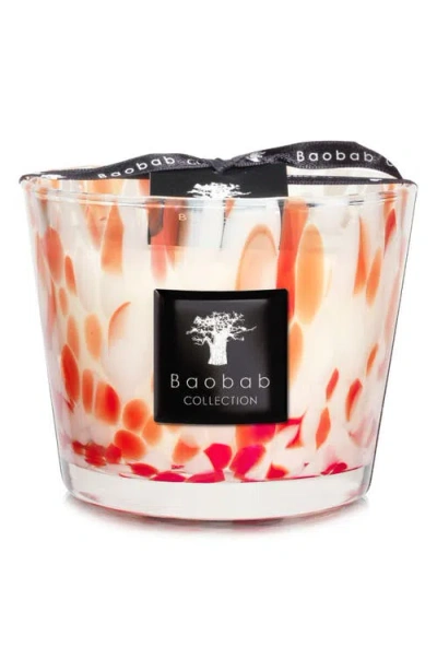 Baobab Collection Coral Pearls Scented Candle In Animal Print