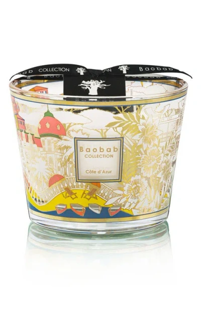 Baobab Collection Côte De D'azur Scented Candle In White Multi
