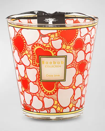 Baobab Collection Crazy Love Max 16 Scented Candle (1.1kg) In Red