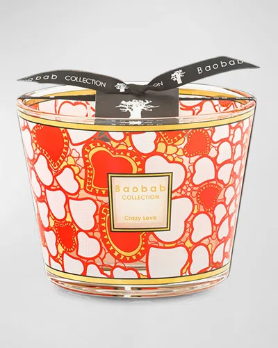 Baobab Collection Crazy Love 4-wick Max 10 Candle, 45.8 Oz. In Red