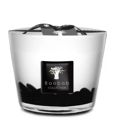 Baobab Collection Feathers Candle In White