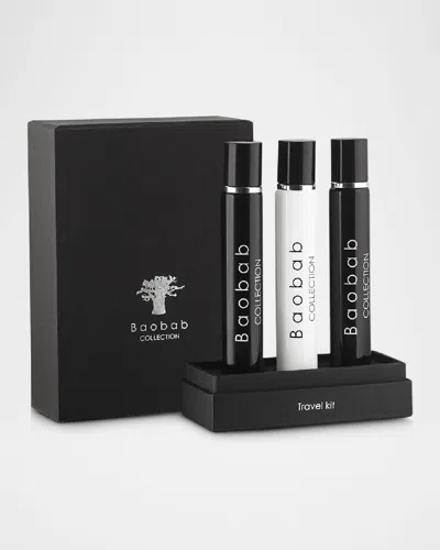 Baobab Collection Feathers Travel Kit, 3 X 1.5 Oz. In Black