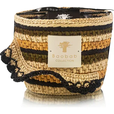 Baobab Collection Fety Anjara Candle In Khaki