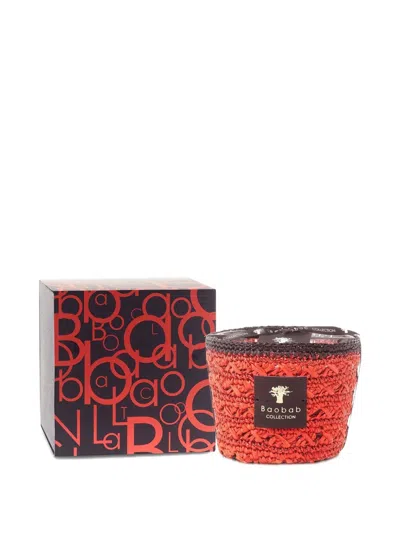 Baobab Collection Foty Logo-detail Candle In Red