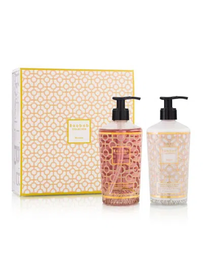 Baobab Collection Gift Box Of Hand And Body Fluid And Women Hand Cleansing Gel In Multi