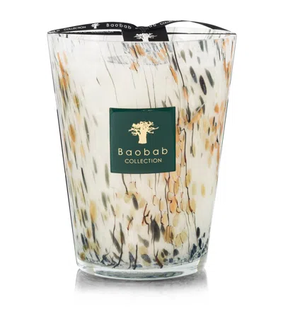 Baobab Collection Halona White World Candle In Green