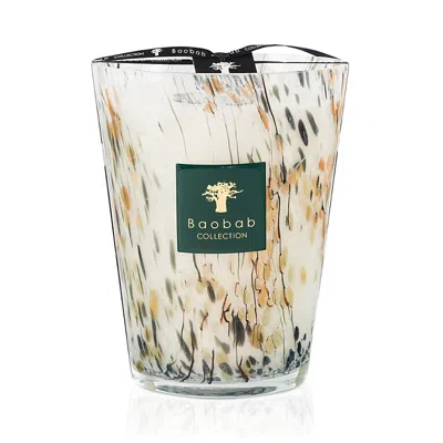 Baobab Collection Halona White World Max 24 Candle In Animal Print