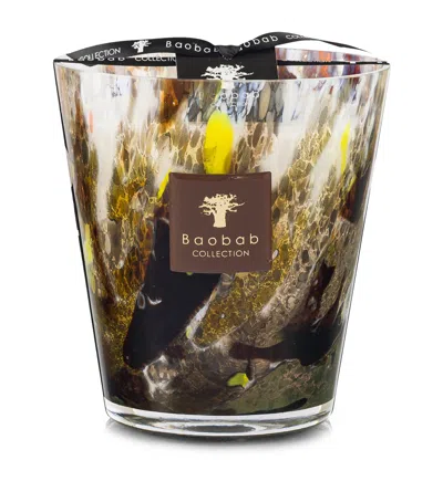 Baobab Collection Halona Yellow World Candle In Brown