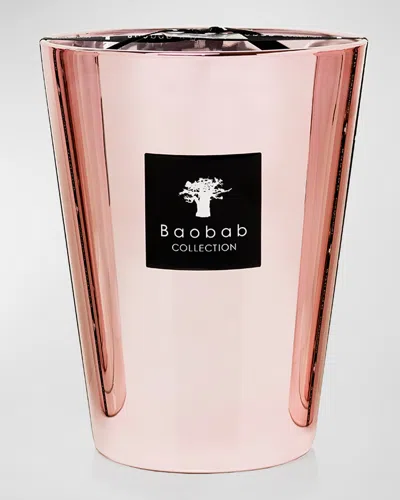 Baobab Collection Les Exclusives Roseum Max24 Candle In Gold