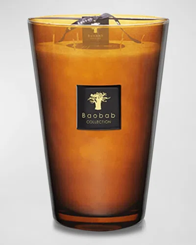Baobab Collection Les Prestigieuses Cuir De Russie 7-wick Max35 Candle, 352.7 Oz. In Orange