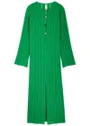 Baobab Collection Mamu Open-knit Maxi Dress In Green