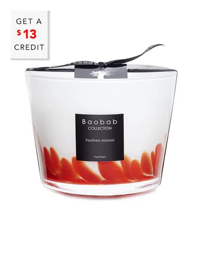 BAOBAB COLLECTION BAOBAB COLLECTION MAX 10 FEATHERS MAASAI CANDLE WITH $13 CREDIT