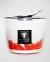 Baobab Collection Max 10 Feathers Maasai Scented Candle In Red/wht