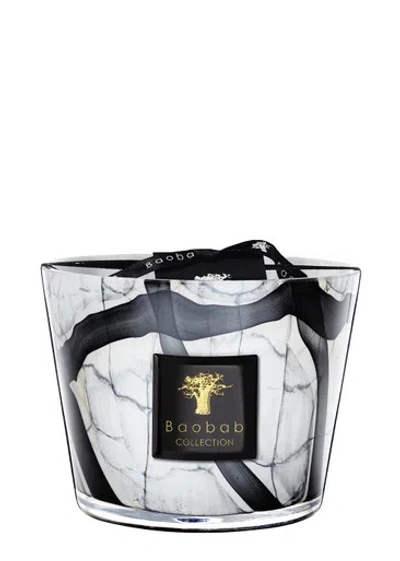 Baobab Collection Max 10 Stones Marble Candle In Black