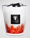 Baobab Collection Max 16 Feathers Maasai Scented Candle In Red/wht