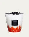 Baobab Collection Max 16 Feathers Maasai Scented Candle In Red/wht
